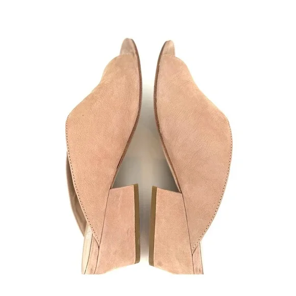 Eileen Fisher "Katniss" Tan Nubuck Open Toe Slides Size 10 Neutral - Picture 4 of 10